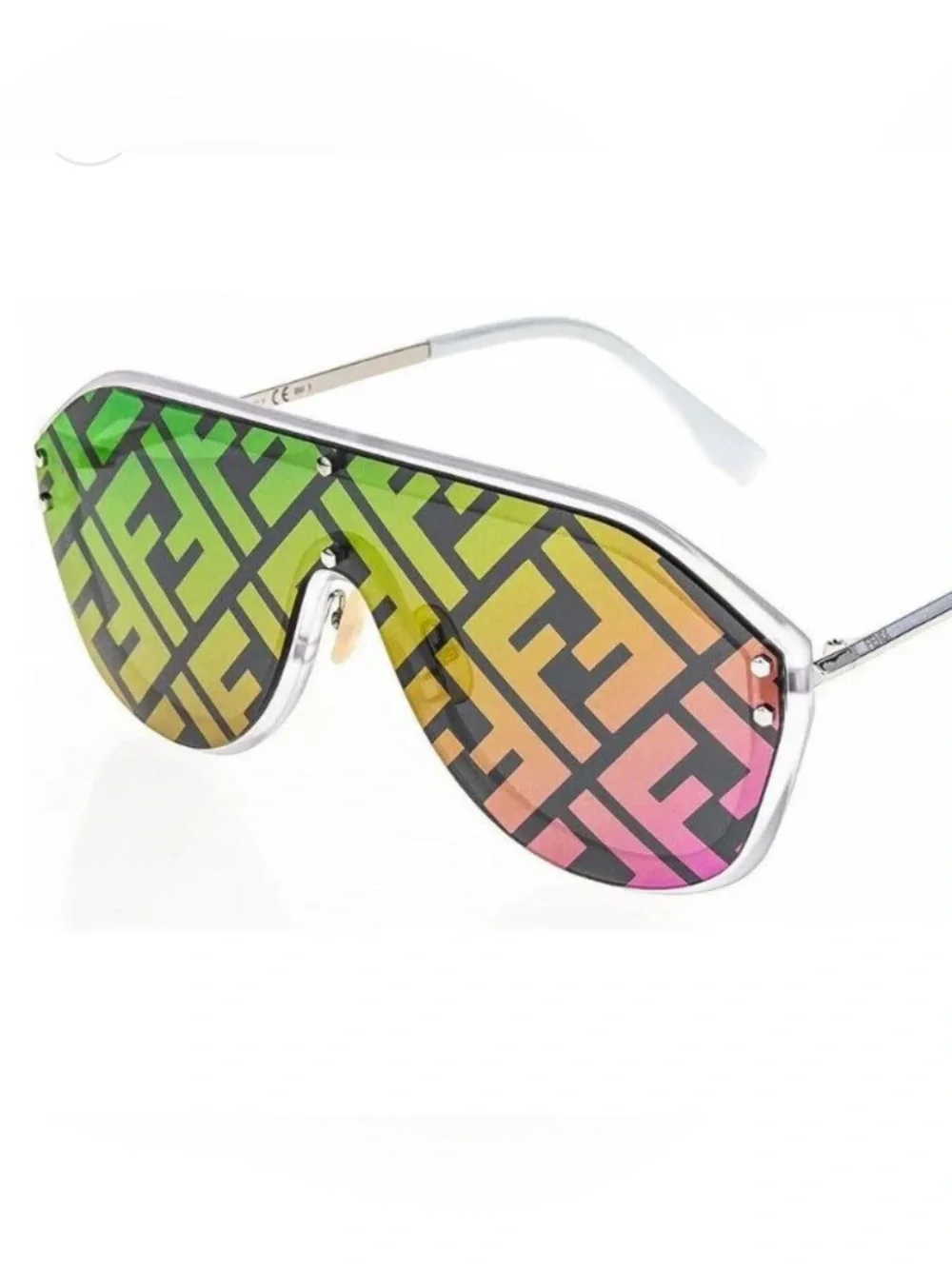 Fendi Multicolor Aviator Sunglasses